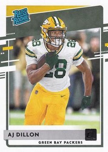 #324 AJ Dillon - Green Bay Packers - 2020 Donruss Football