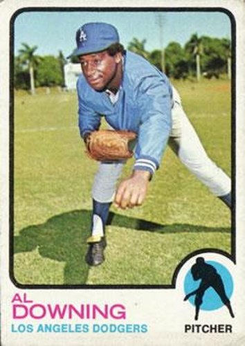 #324 Al Downing - Los Angeles Dodgers - 1973 Topps Baseball