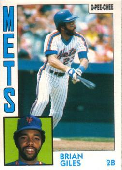 #324 Brian Giles - New York Mets - 1984 O-Pee-Chee Baseball