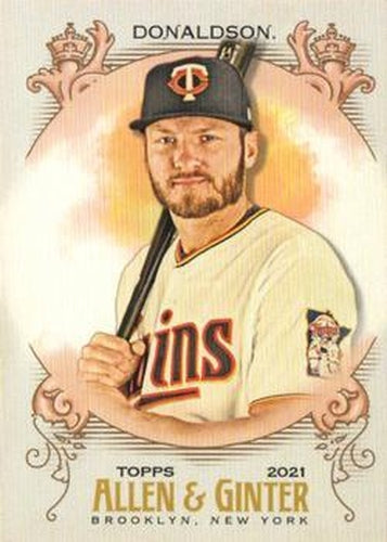 #324 Josh Donaldson - Minnesota Twins - 2021 Topps Allen & Ginter Baseball