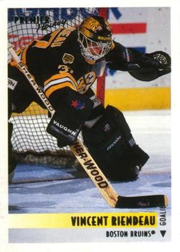 #324 Vincent Riendeau - Boston Bruins - 1994-95 O-Pee-Chee Premier Hockey