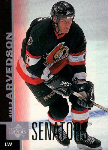 #324 Magnus Arvedson - Ottawa Senators - 1997-98 Upper Deck Hockey