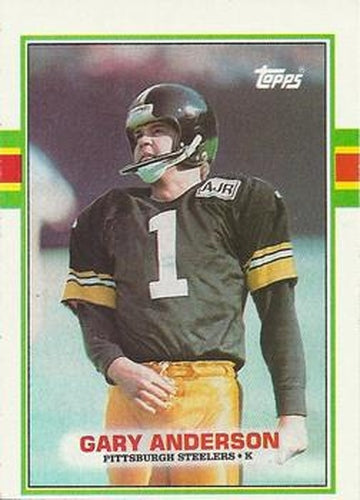 #324 Gary Anderson - Pittsburgh Steelers - 1989 Topps Football