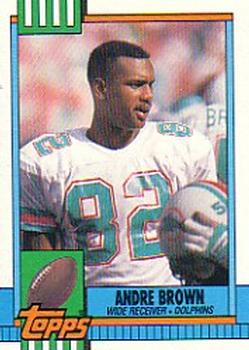 #324 Andre Brown - Miami Dolphins - 1990 Topps Football