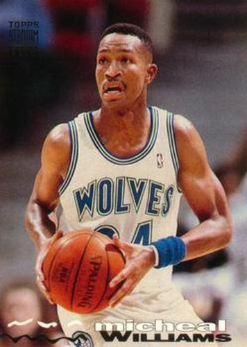 #324 Micheal Williams - Minnesota Timberwolves - 1993-94 Stadium Club Basketball
