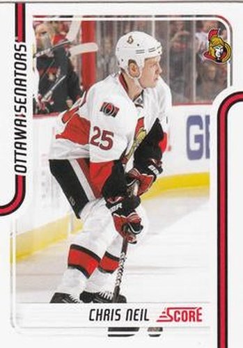 #324 Chris Neil - Ottawa Senators - 2011-12 Score Hockey