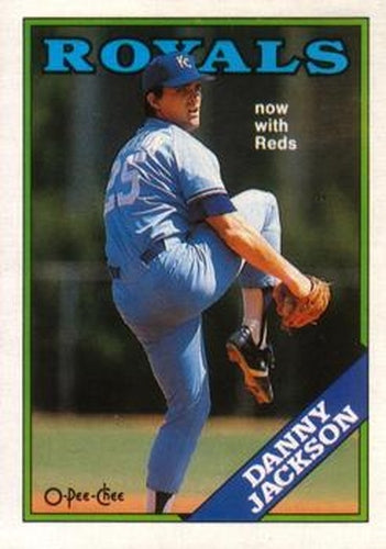 #324 Danny Jackson - Cincinnati Reds - 1988 O-Pee-Chee Baseball