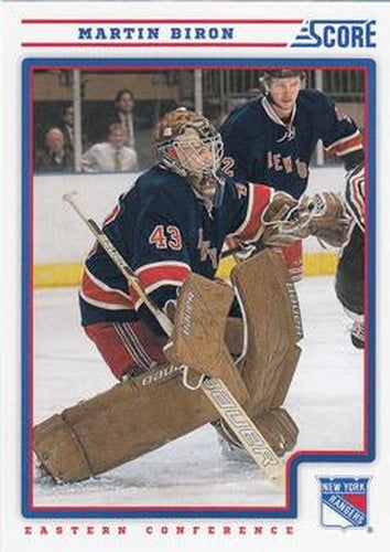 #325 Martin Biron - New York Rangers - 2012-13 Score Hockey