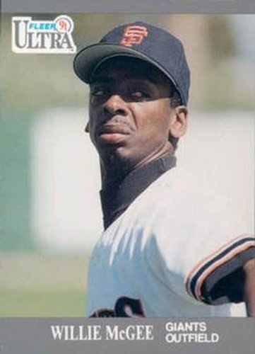 #325 Willie McGee - San Francisco Giants - 1991 Ultra Baseball