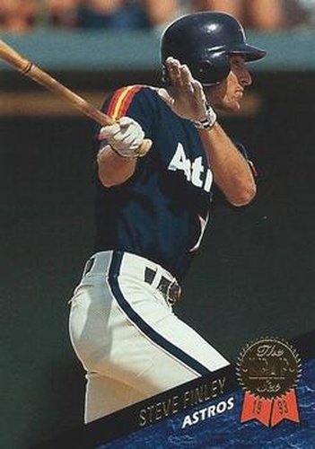#325 Steve Finley - Houston Astros - 1993 Leaf Baseball