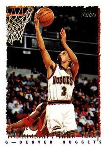 #325 Mahmoud Abdul-Rauf - Denver Nuggets - 1994-95 Topps Basketball