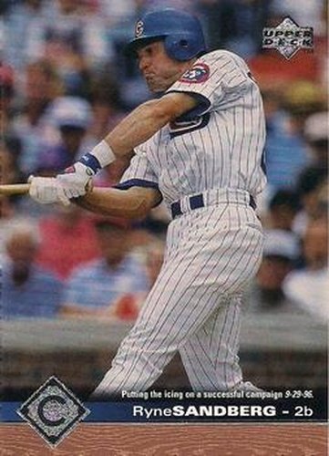 #325 Ryne Sandberg - Chicago Cubs - 1997 Upper Deck Baseball