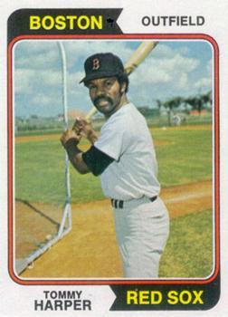 #325 Tommy Harper - Boston Red Sox - 1974 Topps Baseball