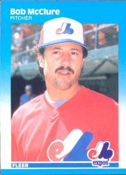 #325 Bob McClure - Montreal Expos - 1987 Fleer Baseball