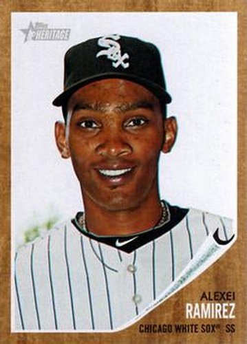 #325 Alexei Ramirez - Chicago White Sox - 2011 Topps Heritage Baseball
