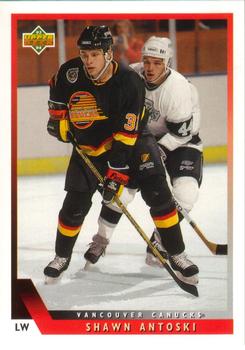 #325 Shawn Antoski - Vancouver Canucks - 1993-94 Upper Deck Hockey