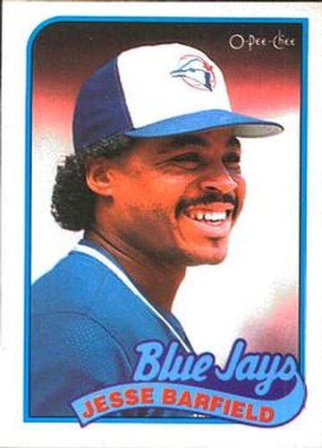 #325 Jesse Barfield - Toronto Blue Jays - 1989 O-Pee-Chee Baseball