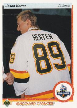 #325 Jason Herter - Vancouver Canucks - 1990-91 Upper Deck Hockey