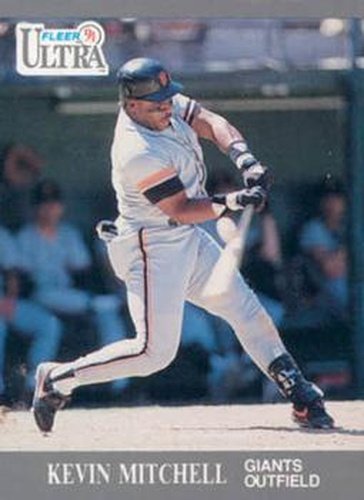 #326 Kevin Mitchell - San Francisco Giants - 1991 Ultra Baseball