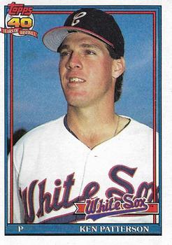 #326 Ken Patterson - Chicago White Sox - 1991 Topps Baseball