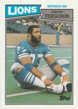 326 Keith Ferguson - Detroit Lions - 1987 Topps Football – Isolated Cards