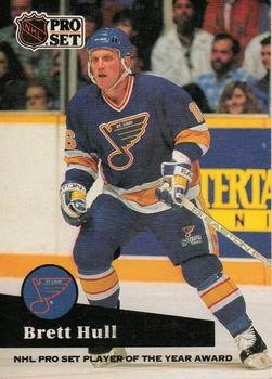 #326 Brett Hull - 1991-92 Pro Set Hockey