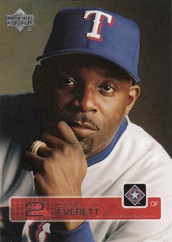 #326 Carl Everett - Texas Rangers - 2003 Upper Deck Baseball