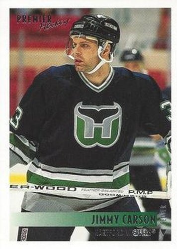 #326 Jimmy Carson - Hartford Whalers - 1994-95 Topps Premier Hockey