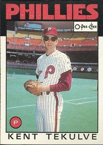 #326 Kent Tekulve - Philadelphia Phillies - 1986 O-Pee-Chee Baseball