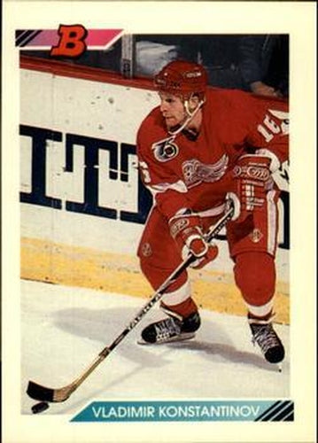 #326 Vladimir Konstantinov - Detroit Red Wings - 1992-93 Bowman Hockey