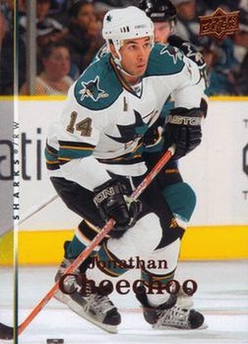 #326 Jonathan Cheechoo - San Jose Sharks - 2007-08 Upper Deck Hockey