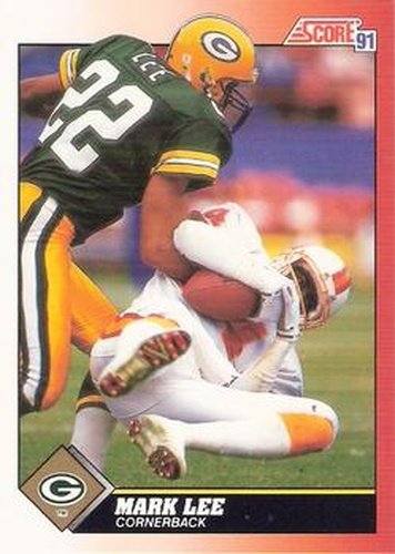 #122 Mark Lee - Green Bay Packers - 1991 Score Football
