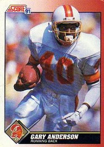 #140 Gary Anderson - Tampa Bay Buccaneers - 1991 Score Football