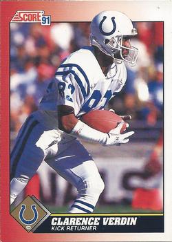 #148 Clarence Verdin - Indianapolis Colts - 1991 Score Football