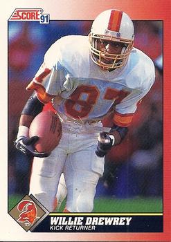 #197 Willie Drewrey - Tampa Bay Buccaneers - 1991 Score Football