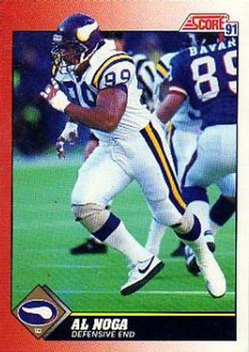 #199 Al Noga - Minnesota Vikings - 1991 Score Football
