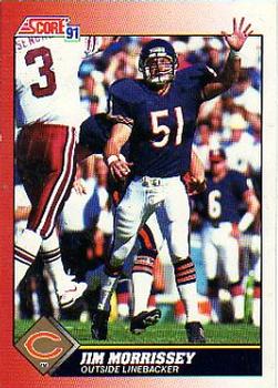 #207 Jim Morrissey - Chicago Bears - 1991 Score Football