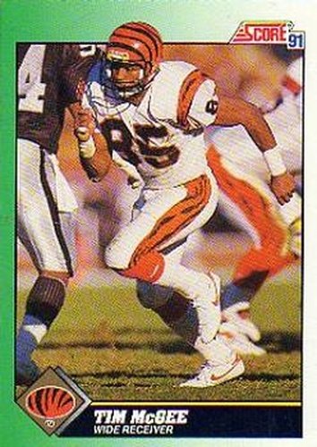 #241 Tim McGee - Cincinnati Bengals - 1991 Score Football