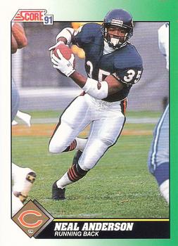 #270 Neal Anderson - Chicago Bears - 1991 Score Football