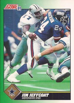 #277 Jim Jeffcoat - Dallas Cowboys - 1991 Score Football