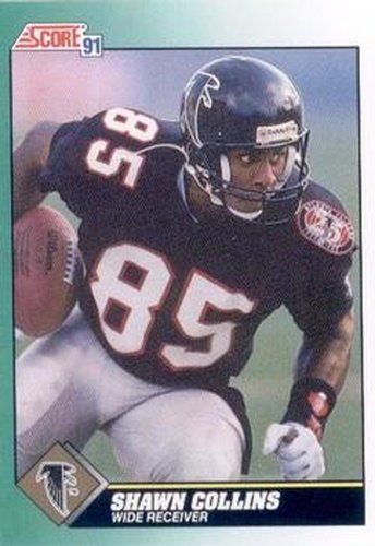 #285 Shawn Collins - Atlanta Falcons - 1991 Score Football