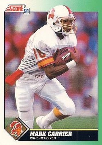 #290 Mark Carrier - Tampa Bay Buccaneers - 1991 Score Football