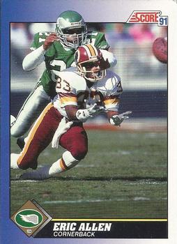 #2 Eric Allen - Philadelphia Eagles - 1991 Score Football