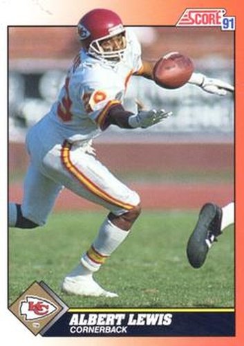 #352 Albert Lewis - Kansas City Chiefs - 1991 Score Football