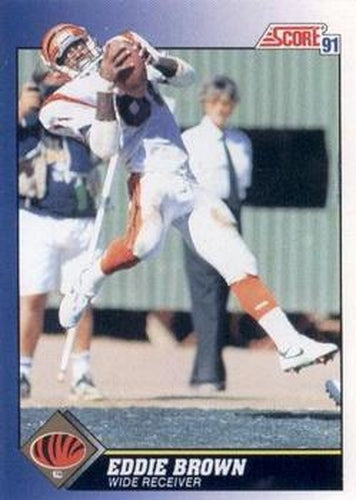 #37 Eddie Brown - Cincinnati Bengals - 1991 Score Football