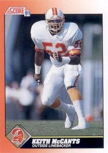 #427 Keith McCants - Tampa Bay Buccaneers - 1991 Score Football