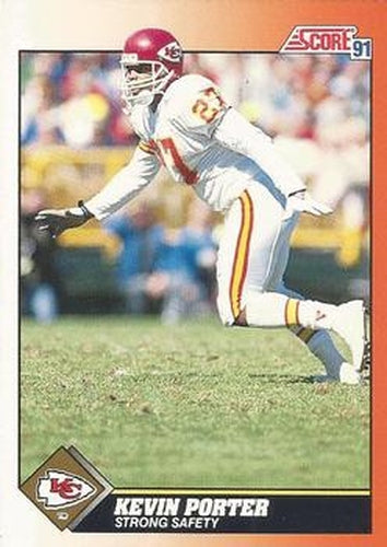 #436 Kevin Porter - Kansas City Chiefs - 1991 Score Football
