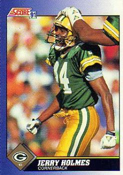 #44 Jerry Holmes - Green Bay Packers - 1991 Score Football