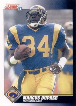 #457 Marcus Dupree - Los Angeles Rams - 1991 Score Football