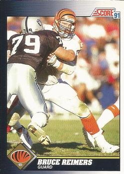 #485 Bruce Reimers - Cincinnati Bengals - 1991 Score Football